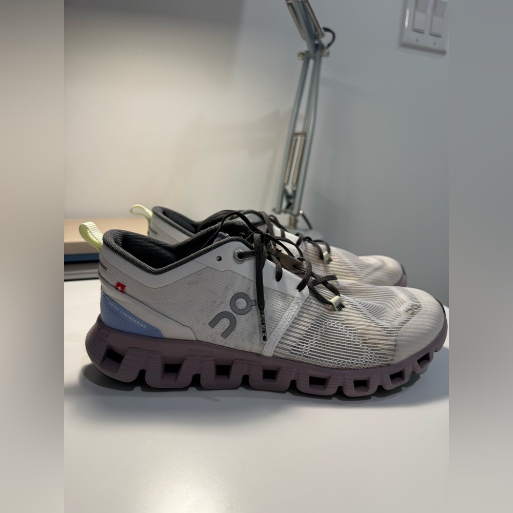On Running Women's Cloudnova Sneakers in White, Black, Lavender
